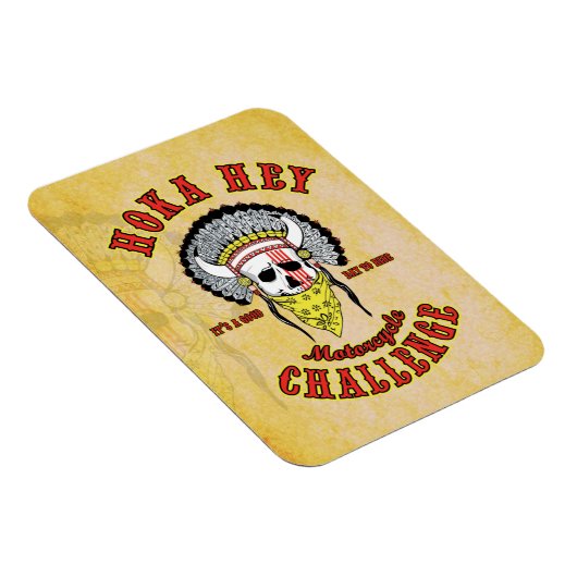 Hoka Hey Challenge Magnet (Rechte Seite)