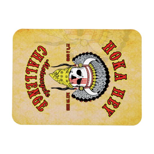 Hoka Hey Challenge Magnet (Horizontal)