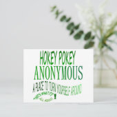 Hokey Pokey Anonymous Postkarte (Stehend Vorderseite)