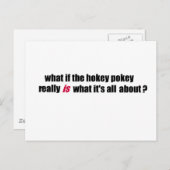Hokey Pokey Postkarte (Vorne/Hinten)