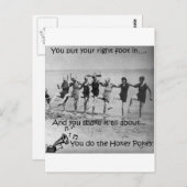 Hokey Pokey Postkarte (Vorne/Hinten)