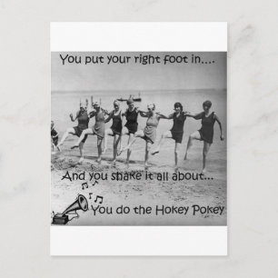 Hokey Pokey Postkarte