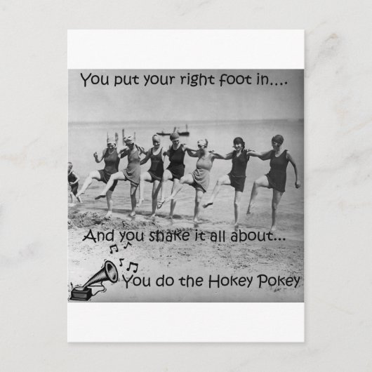 Hokey Pokey Postkarte (Vorderseite)