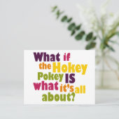 Hokey Pokey Postkarte (Stehend Vorderseite)