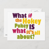 Hokey Pokey Postkarte (Vorne/Hinten)
