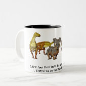 hokey Pokey Zweifarbige Tasse (Vorderseite Links)