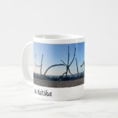 Hokitika Driftwood Beach Fotografie Kaffeetasse (Vorderseite Links)