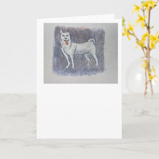 Hokkaido Grußkarte Karte (Gelbe Blume)