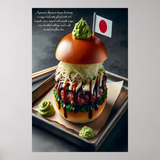 Hokkaido Harmony Burger Indulgence 24x36 Poster (Vorne)