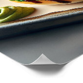 Hokkaido Harmony Burger Indulgence Poster (Ecke)