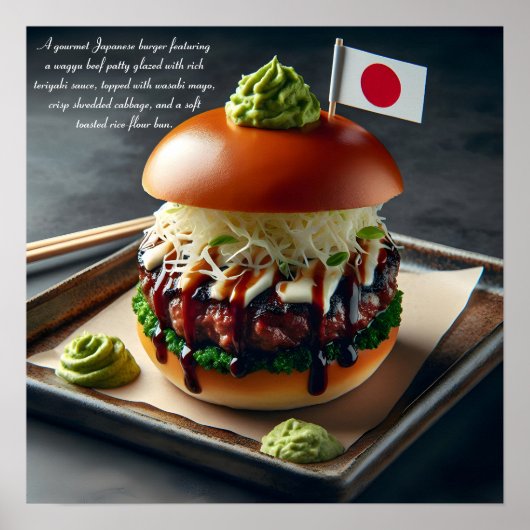 Hokkaido Harmony Burger Indulgence Poster (Vorne)