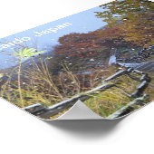 Hokkaido Japan Erster Schneefall Poster (Ecke)