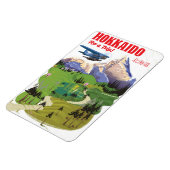Hokkaido japan Vintages Vintages Reiseplakat Magnet (Linke Seite)