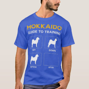 Hokkaido-Leitfaden für das Training des Hundes-Geh T-Shirt