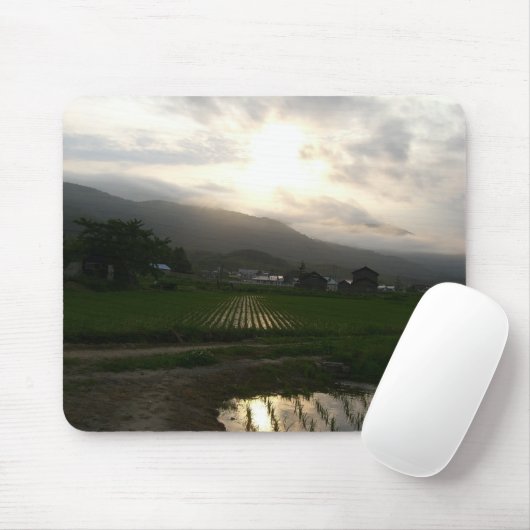 Hokkaido-Sonnenuntergang Mousepad (Mit Mouse)