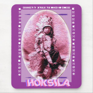 HOKSILA ~bedeutet 'boy' in (Sioux) Lakhotah Mousepad