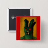 Hoku Zombie-Häschen 1 Button (Vorne & Hinten)