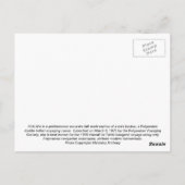 Hokulea Postcard, antiker Hawaiianischer Ausflugsk Postkarte (Rückseite)