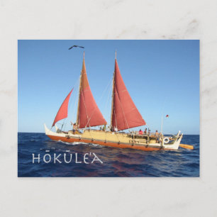 Hokulea Postcard, antiker Hawaiianischer Ausflugsk Postkarte