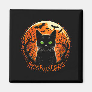 Hokus Pokus Catocus Halloween Schwarze Katze Liebh Magnet