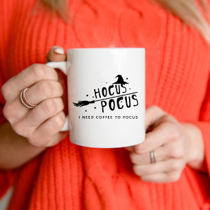 Hokus Pokus Ich brauche Kaffee zum Fokussieren Hal Tasse