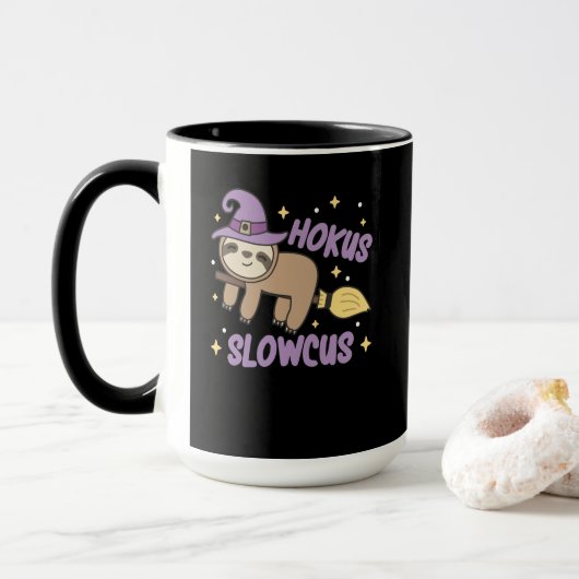 Hokus Slowcus - Fault Hexenkostüm Tasse (Mit Donut)