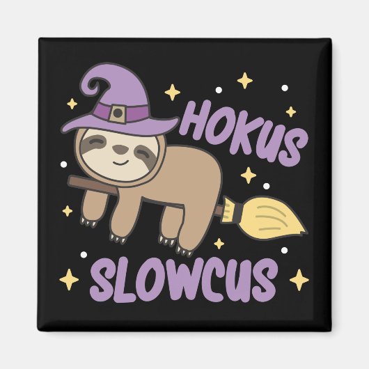 Hokus Slowcus - Fault Hexenkraut Halloween Kostümm Magnet (Vorne)