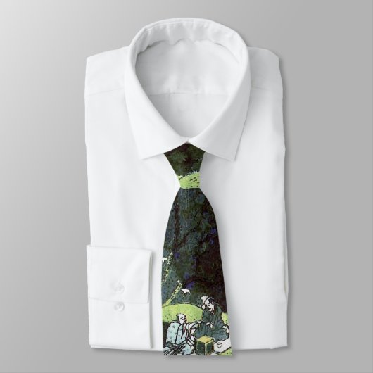 Hokusai 1760-1849, Katsushika, Wasserfall-Krawatte Krawatte (Gebunden)