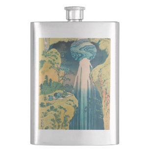 Hokusai Amida-Fälle Japan Wasserfall  Flachmann