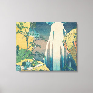 Hokusai Amida-Fälle Japan Wasserfall Leinwanddruck