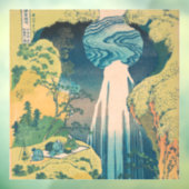 Hokusai Amida Falls Japan Wasserfall Fensteraufkleber (Blatt 3)
