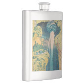 Hokusai Amida Falls Japan Wasserfall Flachmann (Rechts)