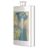 Hokusai Amida Falls Japan Wasserfall Flachmann (Links)