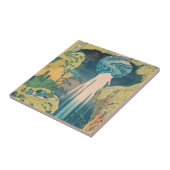Hokusai Amida Falls Japan Wasserfall Fliese (Seite)