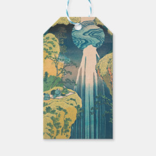 Hokusai Amida Falls Japan Wasserfall Geschenkanhänger