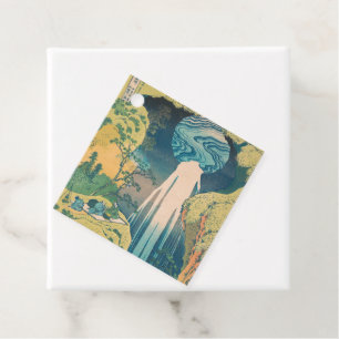 Hokusai Amida Falls Japan Wasserfall Geschenkanhänger