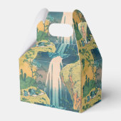 Hokusai Amida Falls Japan Wasserfall Geschenkschachtel (Vorderseite)