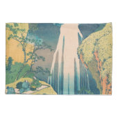 Hokusai Amida Falls Japan Wasserfall Kissenbezug (Rückseite)