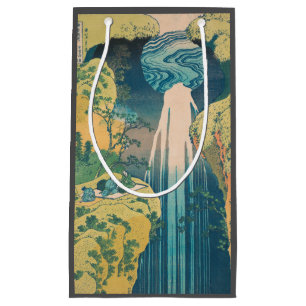 Hokusai Amida Falls Japan Wasserfall Kleine Geschenktüte