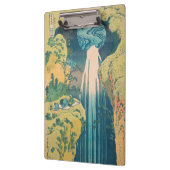 Hokusai Amida Falls Japan Wasserfall Klemmbrett (Links)