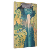 Hokusai Amida Falls Japan Wasserfall Klemmbrett (Rechts)
