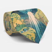 Hokusai Amida Falls Japan Wasserfall Krawatte (Gerollt)