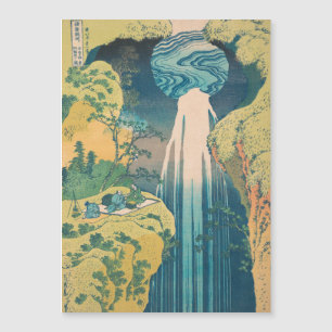 Hokusai Amida Falls Japan Wasserfall Magnetkarte