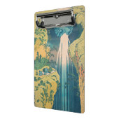 Hokusai Amida Falls Japan Wasserfall Mini Klemmbrett (Gewinkelt2)