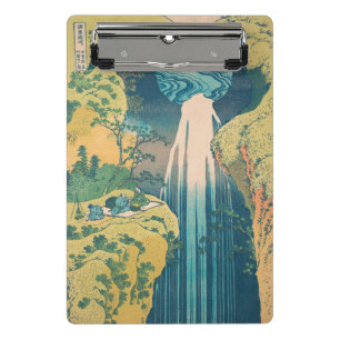 Hokusai Amida Falls Japan Wasserfall Mini Klemmbrett