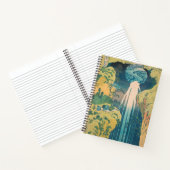 Hokusai Amida Falls Japan Wasserfall Notizblock (Innenseite)