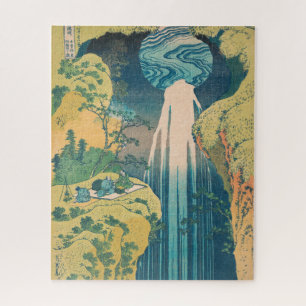 Hokusai Amida Falls Japan Wasserfall Puzzle