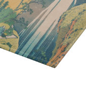 Hokusai Amida Falls Japan Wasserfall Schneidebrett (Ecke)