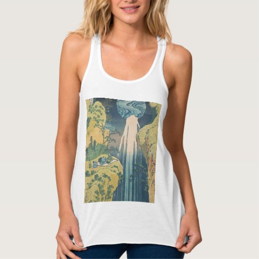 Hokusai Amida Falls Japan Wasserfall Tank Top (Vorderseite)