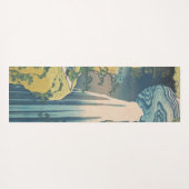 Hokusai Amida Falls Japan Wasserfall Yogamatte (Rückseite (Horizontal))